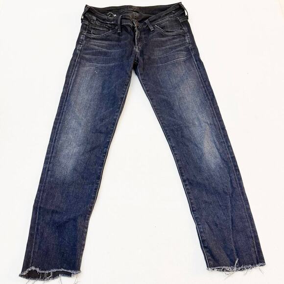 AGOLDE Chloe Dark Wash Denim Bootcut Jeans Dk Wash A001G-2001 Size 26 - Picture 2 of 10